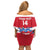 Custom Denmark Hockey Family Matching Off Shoulder Short Dress and Hawaiian Shirt Go Danish Lions - Wonder Print Shop