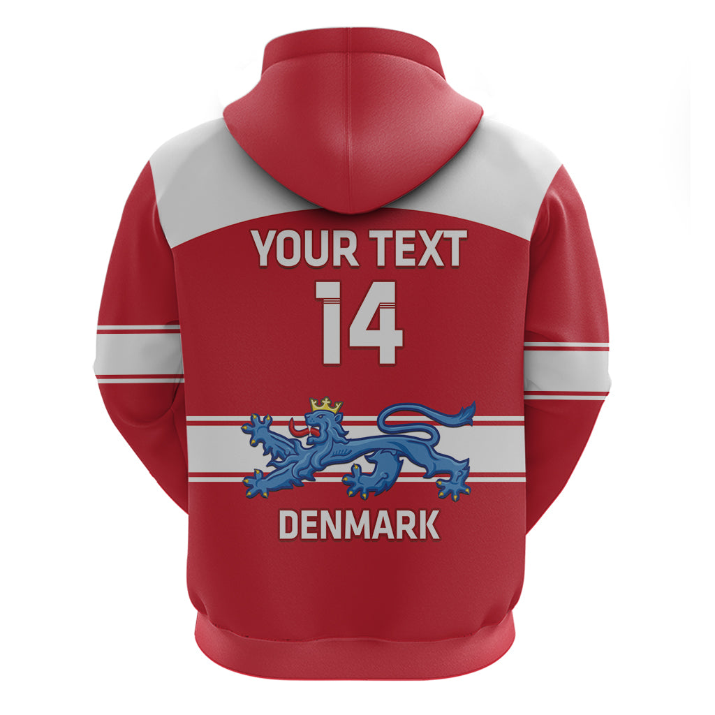 Custom Denmark Hockey Hoodie Go Danish Lions - Wonder Print Shop