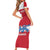Custom Denmark Hockey Short Sleeve Bodycon Dress Go Danish Lions - Wonder Print Shop