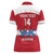 Custom Denmark Hockey Women Polo Shirt Go Danish Lions - Wonder Print Shop