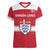 Custom Denmark Hockey Women V-Neck T-Shirt Go Danish Lions - Wonder Print Shop