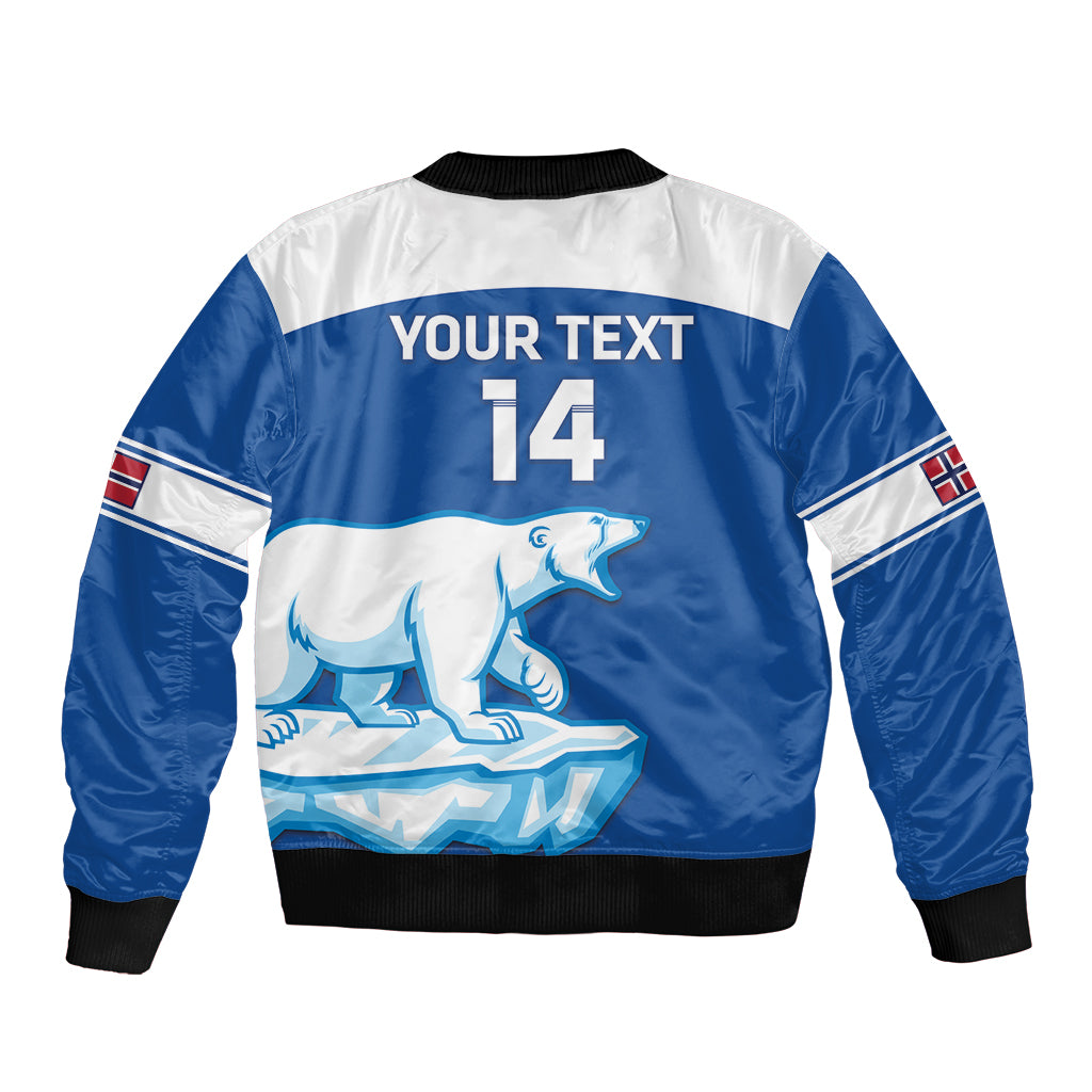 Custom Norway Hockey Bomber Jacket Go Norge Polar - Wonder Print Shop