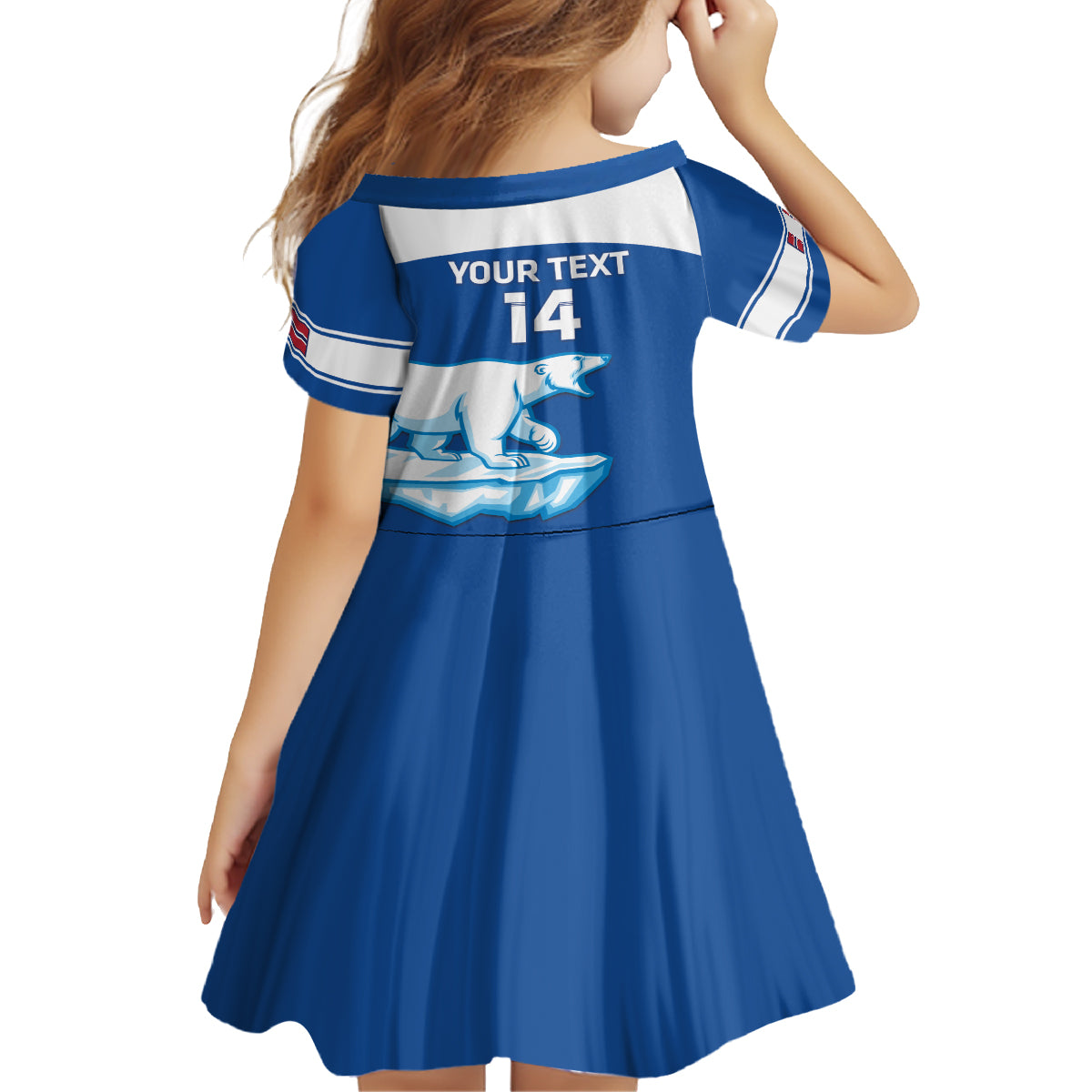 Custom Norway Hockey Family Matching Puletasi and Hawaiian Shirt Go Norge Polar - Wonder Print Shop