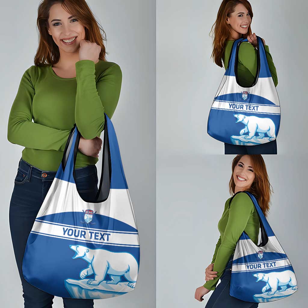 Custom Norway Hockey Grocery Bag Go Norge Polar