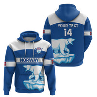 Custom Norway Hockey Hoodie Go Norge Polar - Wonder Print Shop