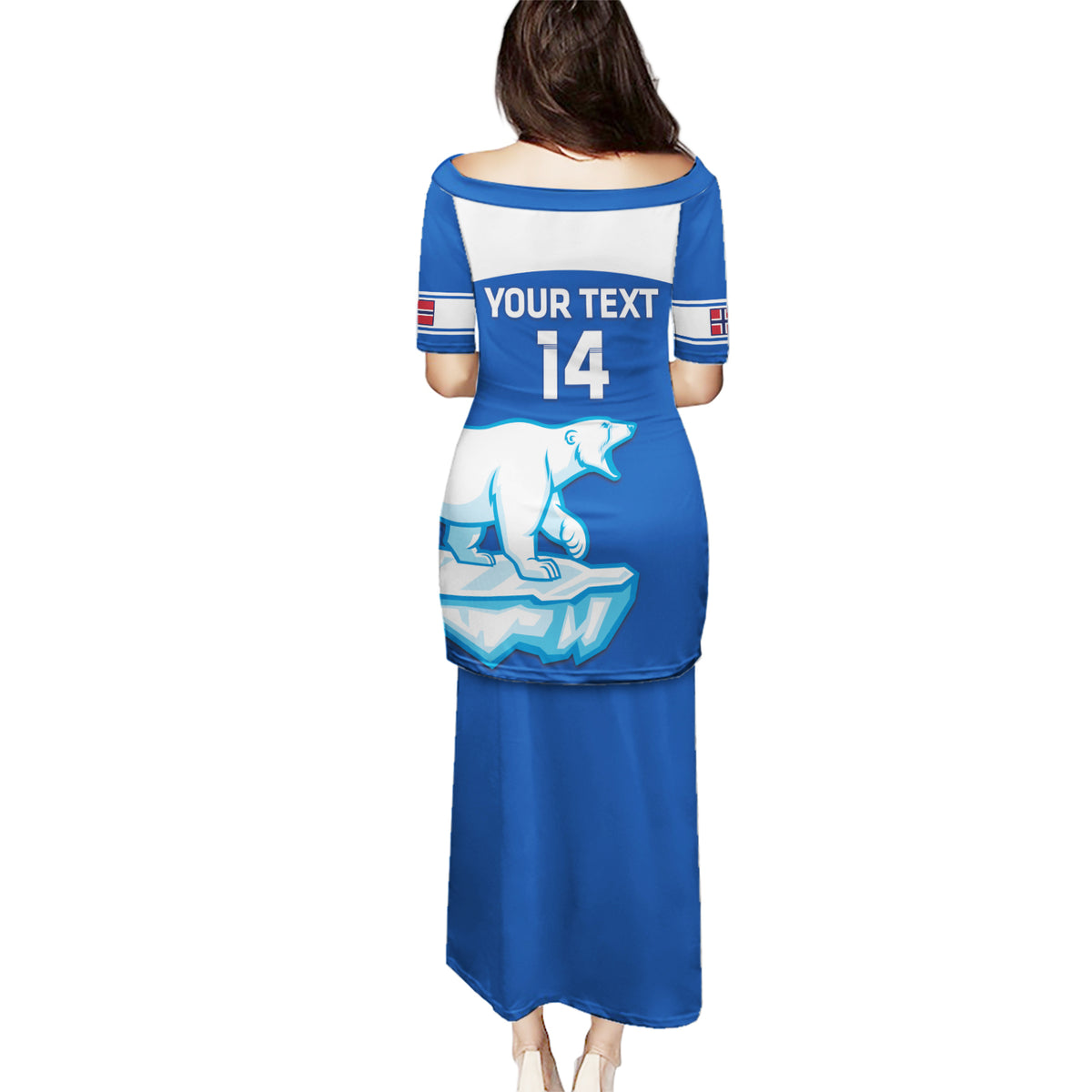 Custom Norway Hockey Puletasi Go Norge Polar - Wonder Print Shop