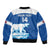 Custom Norway Hockey Sleeve Zip Bomber Jacket Go Norge Polar - Wonder Print Shop