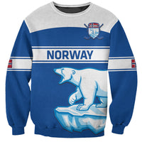 Custom Norway Hockey Sweatshirt Go Norge Polar - Wonder Print Shop