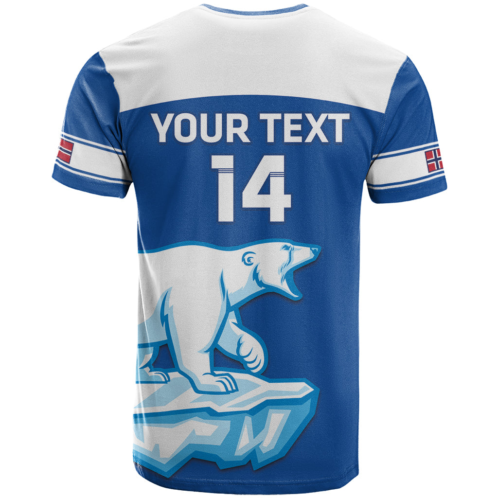 Custom Norway Hockey T Shirt Go Norge Polar - Wonder Print Shop
