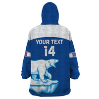 Custom Norway Hockey Wearable Blanket Hoodie Go Norge Polar - Wonder Print Shop