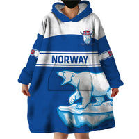 Custom Norway Hockey Wearable Blanket Hoodie Go Norge Polar - Wonder Print Shop