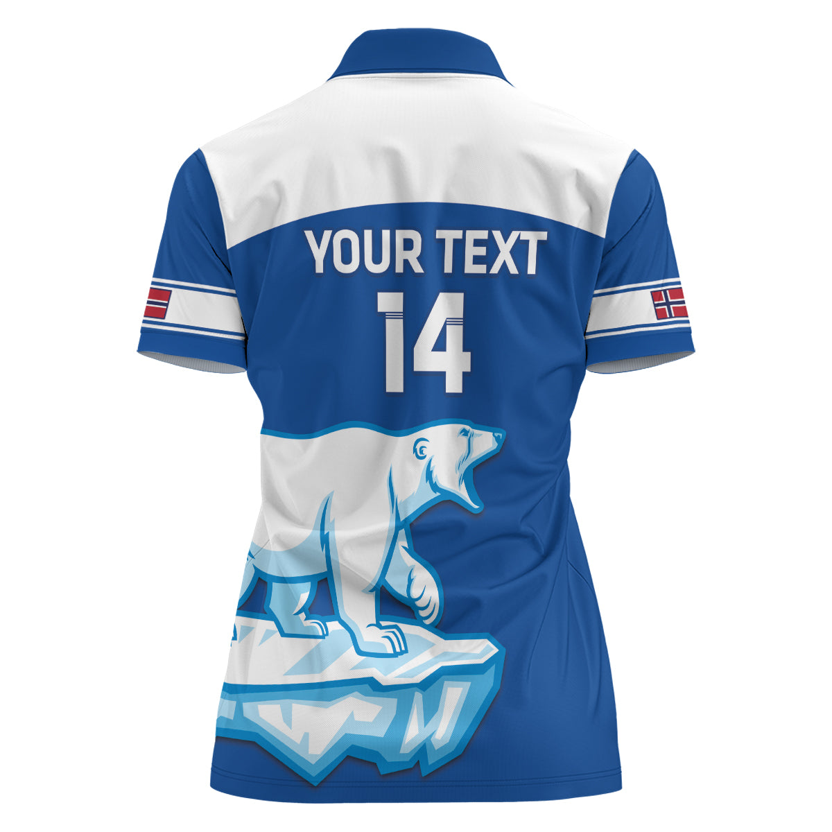 Custom Norway Hockey Women Polo Shirt Go Norge Polar - Wonder Print Shop