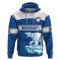 Custom Norway Hockey Zip Hoodie Go Norge Polar - Wonder Print Shop