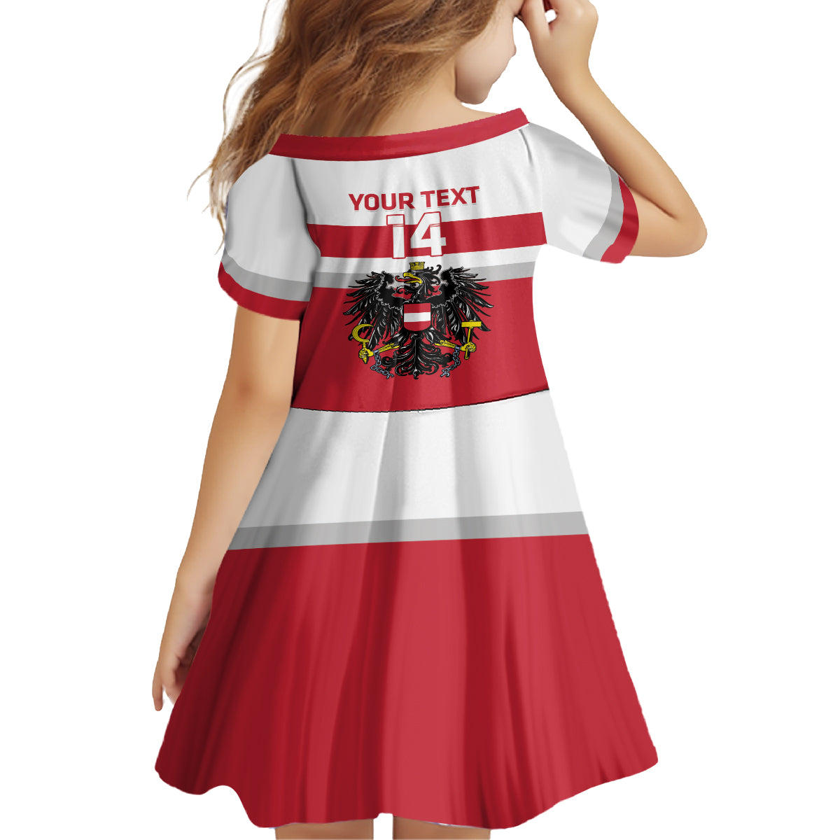 Custom Austria Hockey Family Matching Summer Maxi Dress and Hawaiian Shirt Go Osterreich Eagles - Wonder Print Shop