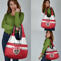 Custom Austria Hockey Grocery Bag Go Osterreich Eagles