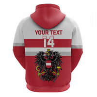 Custom Austria Hockey Hoodie Go Osterreich Eagles - Wonder Print Shop