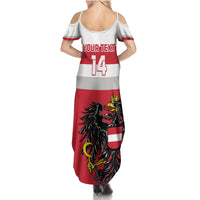Custom Austria Hockey Summer Maxi Dress Go Osterreich Eagles - Wonder Print Shop