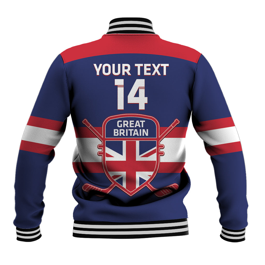 Custom Great Britain Hockey Baseball Jacket Go GB Team - Wonder Print Shop