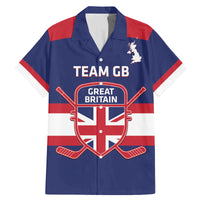 Custom Great Britain Hockey Family Matching Mermaid Dress and Hawaiian Shirt Go GB Team - Wonder Print Shop