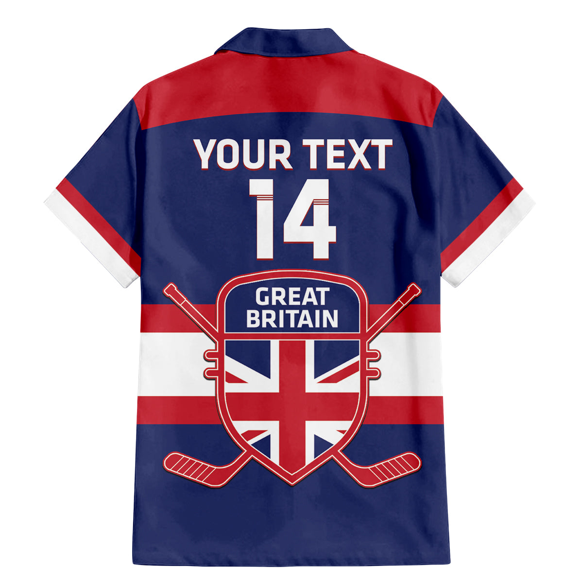Custom Great Britain Hockey Family Matching Mermaid Dress and Hawaiian Shirt Go GB Team - Wonder Print Shop