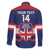 Custom Great Britain Hockey Family Matching Puletasi and Hawaiian Shirt Go GB Team - Wonder Print Shop