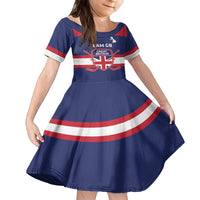 Custom Great Britain Hockey Family Matching Tank Maxi Dress and Hawaiian Shirt Go GB Team - Wonder Print Shop