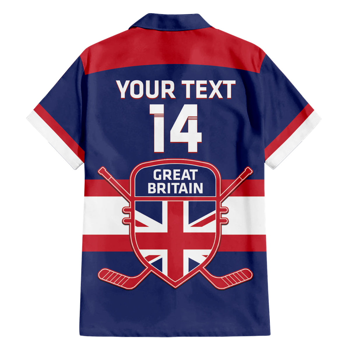 Custom Great Britain Hockey Hawaiian Shirt Go GB Team - Wonder Print Shop