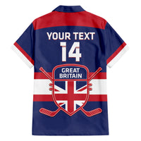 Custom Great Britain Hockey Hawaiian Shirt Go GB Team - Wonder Print Shop
