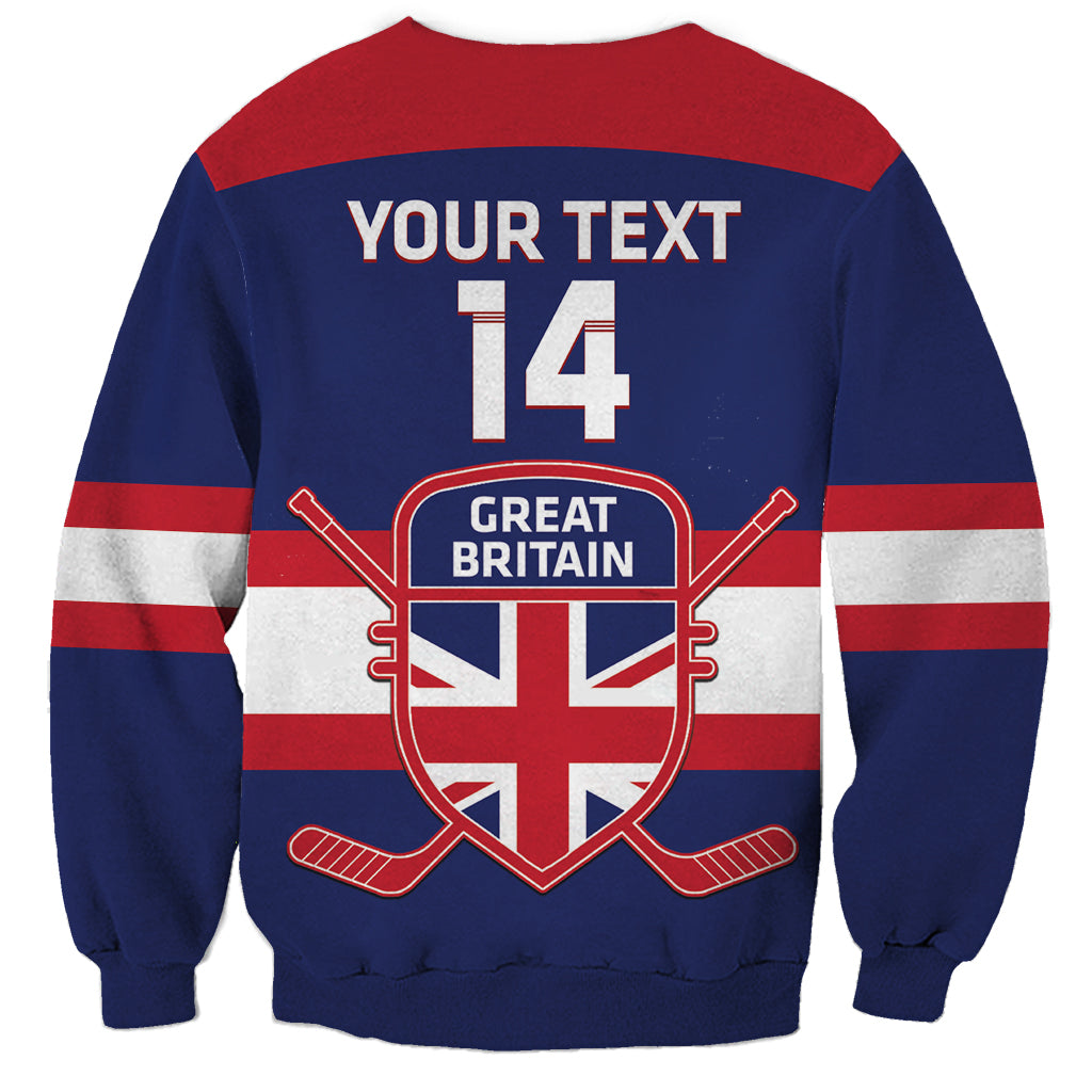 Custom Great Britain Hockey Sweatshirt Go GB Team - Wonder Print Shop