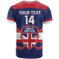 Custom Great Britain Hockey T Shirt Go GB Team - Wonder Print Shop
