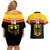 Custom Germany Hockey Couples Matching Off Shoulder Short Dress and Hawaiian Shirt Go German Bearers of the Eagle - Wonder Print Shop