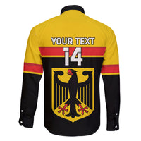 Custom Germany Hockey Family Matching Off Shoulder Maxi Dress and Hawaiian Shirt Go German Bearers of the Eagle - Wonder Print Shop