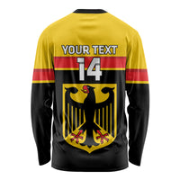 Custom Germany Hockey Long Sleeve Shirt Go German Bearers of the Eagle - Wonder Print Shop