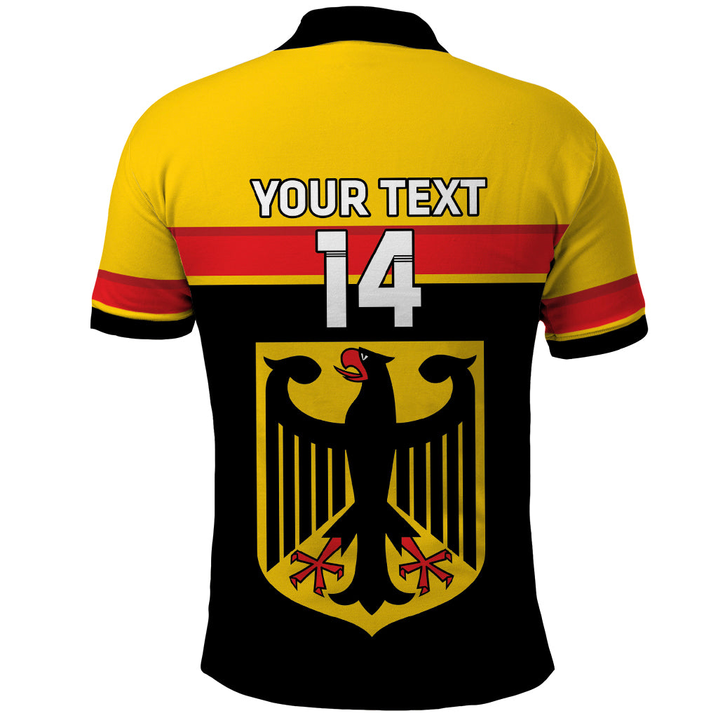 Custom Germany Hockey Polo Shirt Go German Bearers of the Eagle - Wonder Print Shop