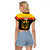 Custom Germany Hockey Raglan Cropped T Shirt Go German Bearers of the Eagle - Wonder Print Shop