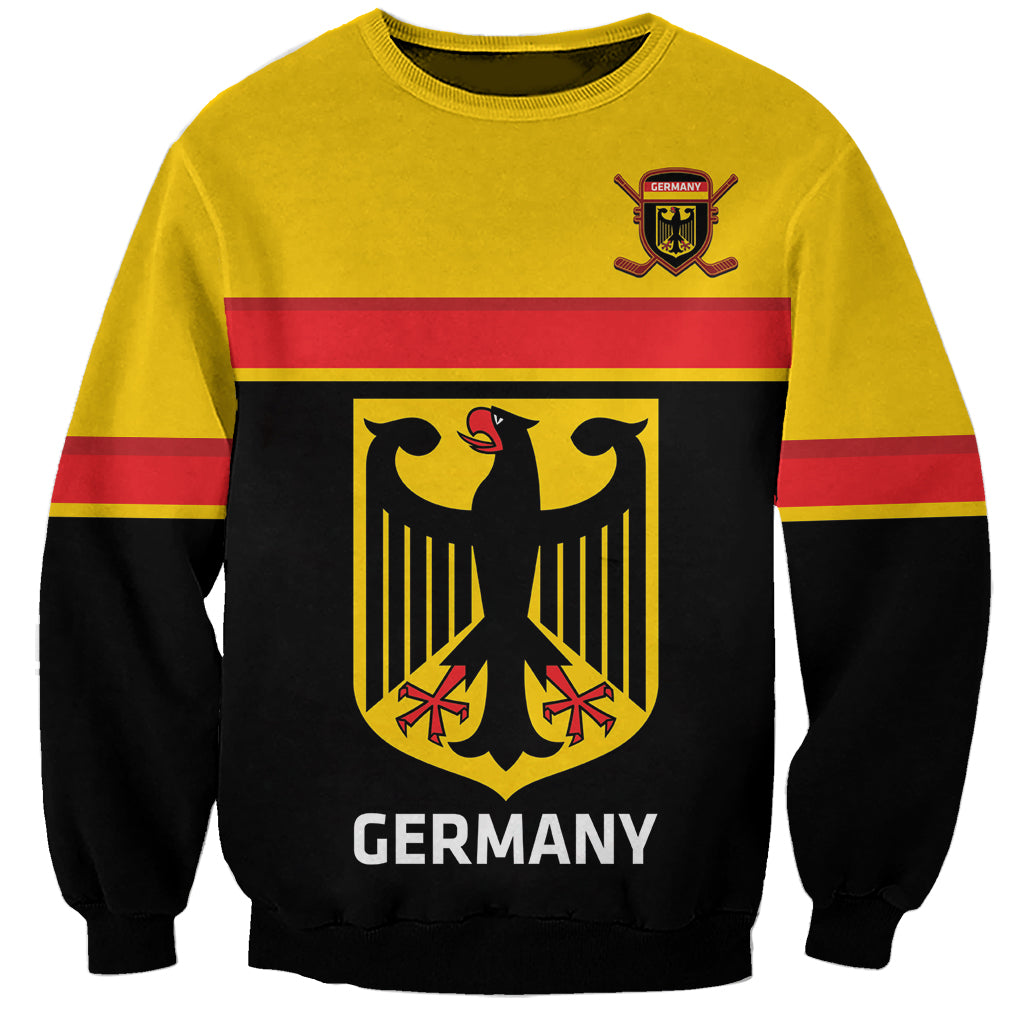 Custom Germany Hockey Sweatshirt Go German Bearers of the Eagle - Wonder Print Shop