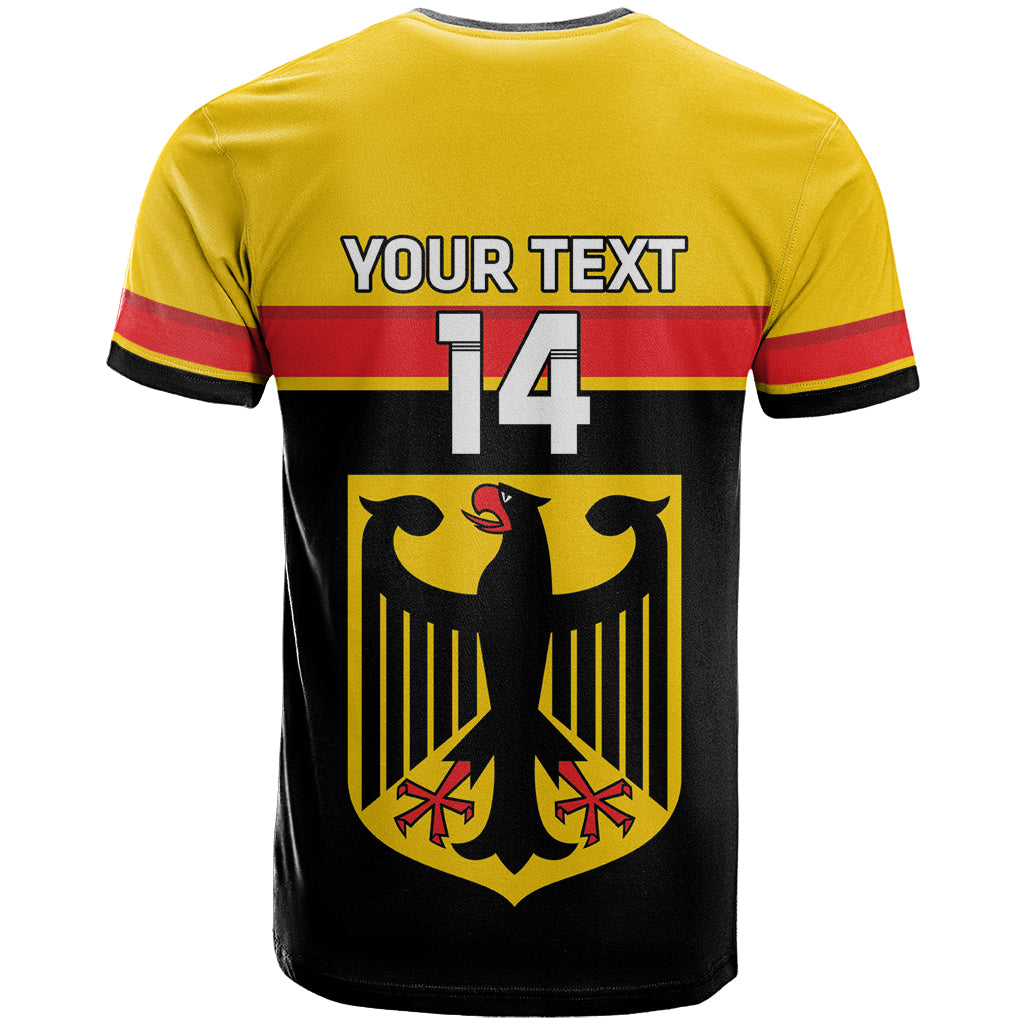 Custom Germany Hockey T Shirt Go German Bearers of the Eagle - Wonder Print Shop