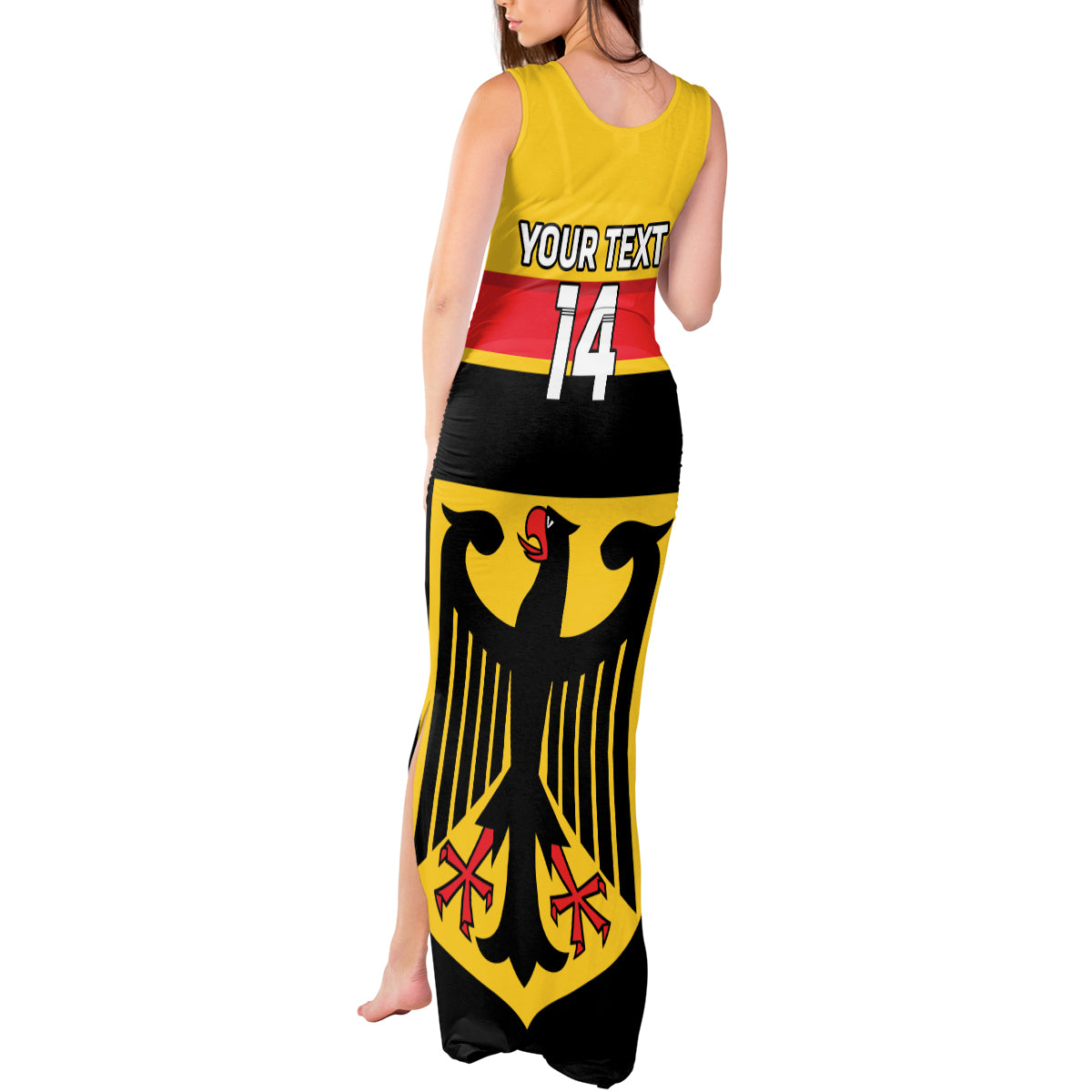 Custom Germany Hockey Tank Maxi Dress Go German Bearers of the Eagle - Wonder Print Shop