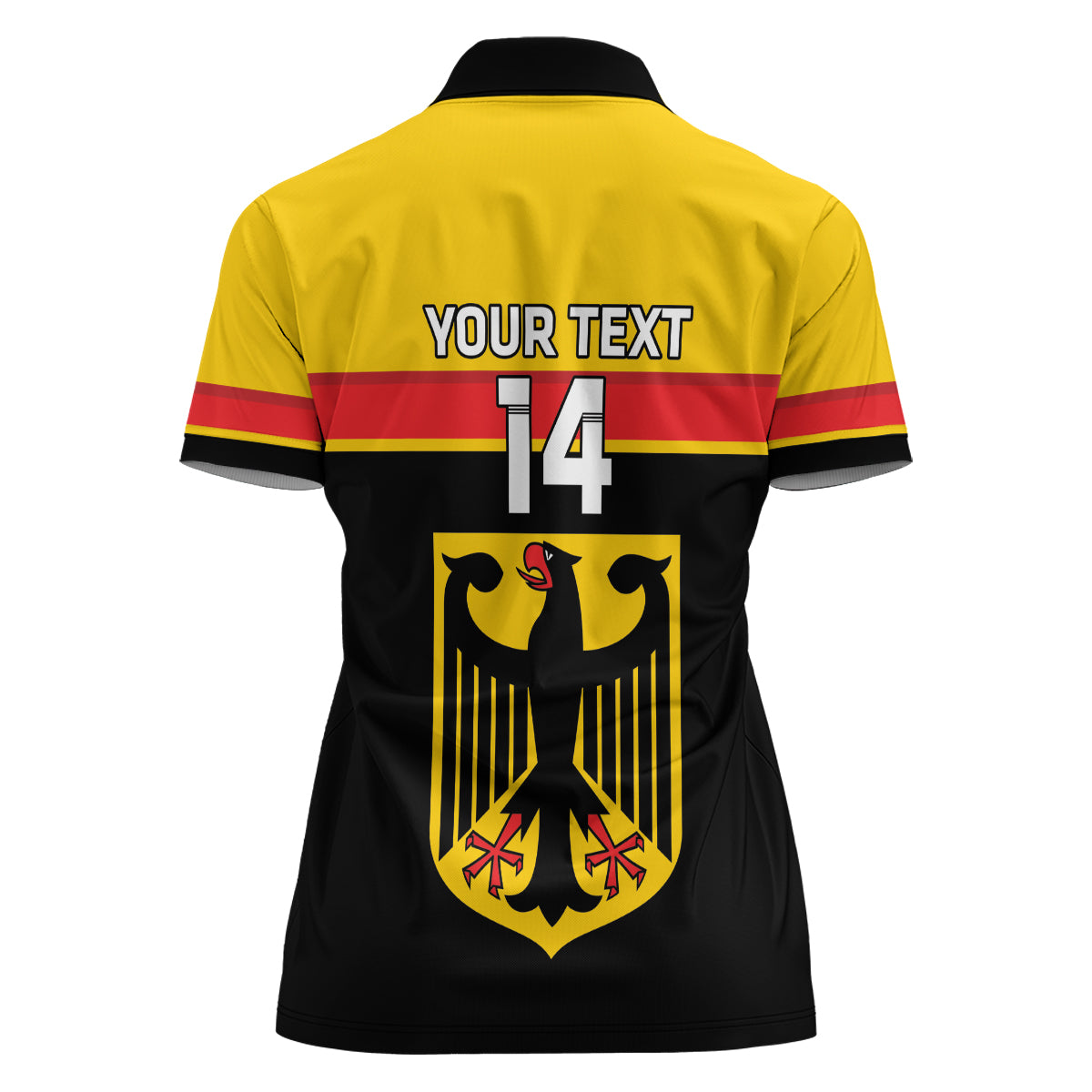 Custom Germany Hockey Women Polo Shirt Go German Bearers of the Eagle - Wonder Print Shop