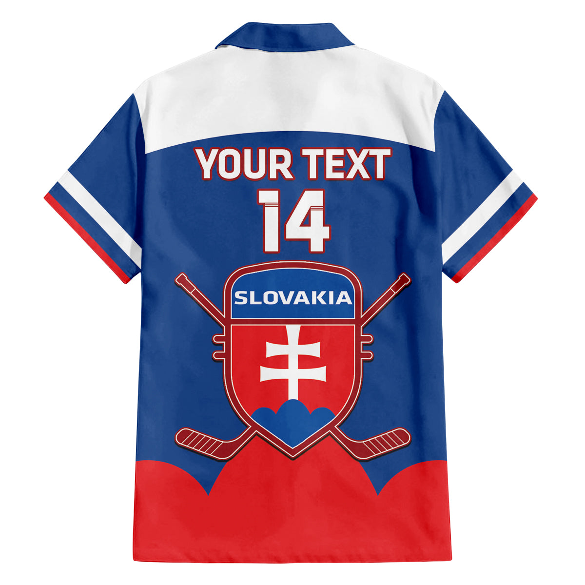 Custom Slovakia Hockey Family Matching Long Sleeve Bodycon Dress and Hawaiian Shirt Go Slovak Our Boys - Wonder Print Shop