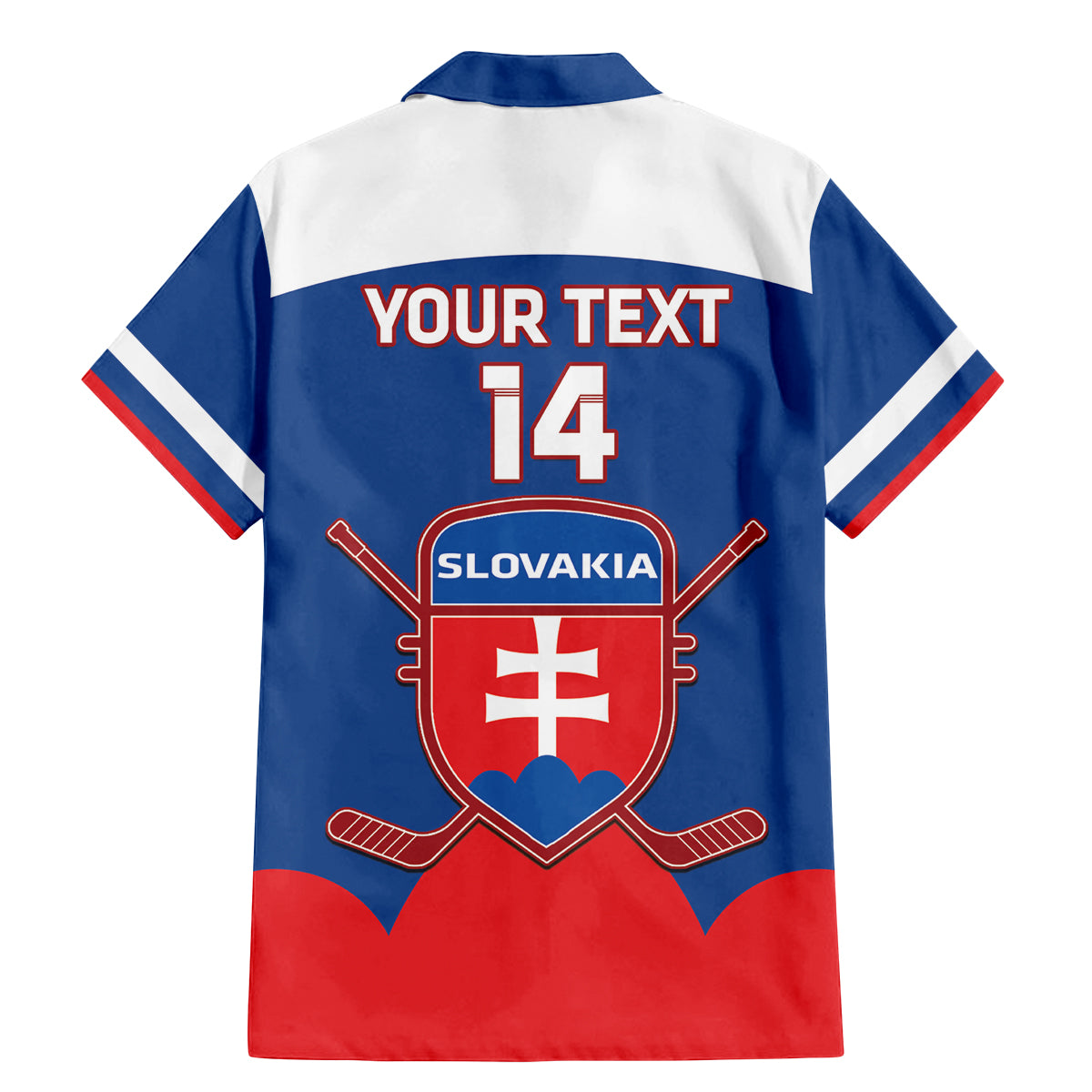 Custom Slovakia Hockey Family Matching Mermaid Dress and Hawaiian Shirt Go Slovak Our Boys - Wonder Print Shop