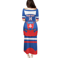 Custom Slovakia Hockey Family Matching Puletasi and Hawaiian Shirt Go Slovak Our Boys - Wonder Print Shop