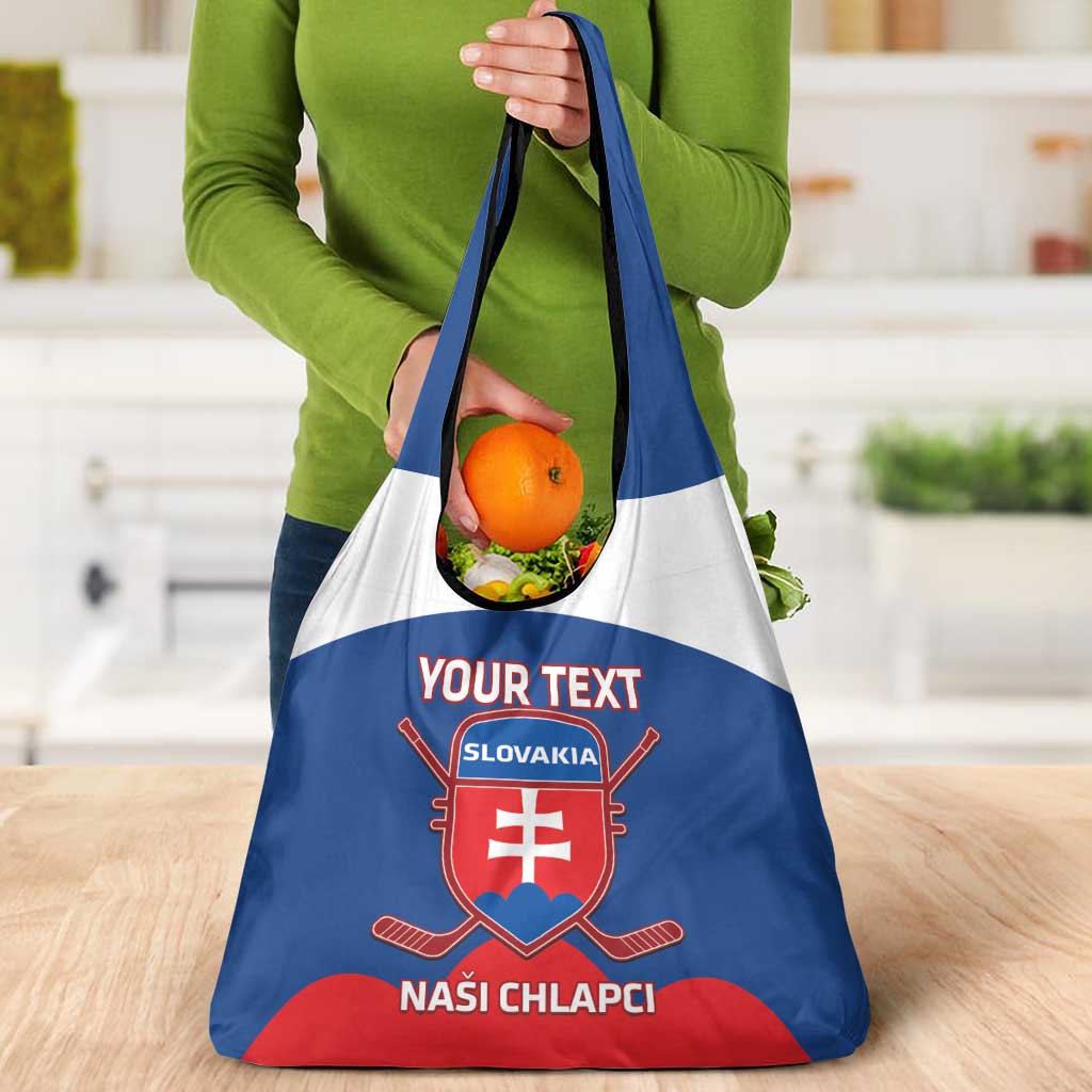 Custom Slovakia Hockey Grocery Bag Go Slovak Our Boys