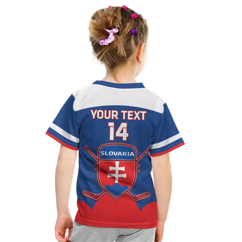 Custom Slovakia Hockey Kid T Shirt Go Slovak Our Boys - Wonder Print Shop