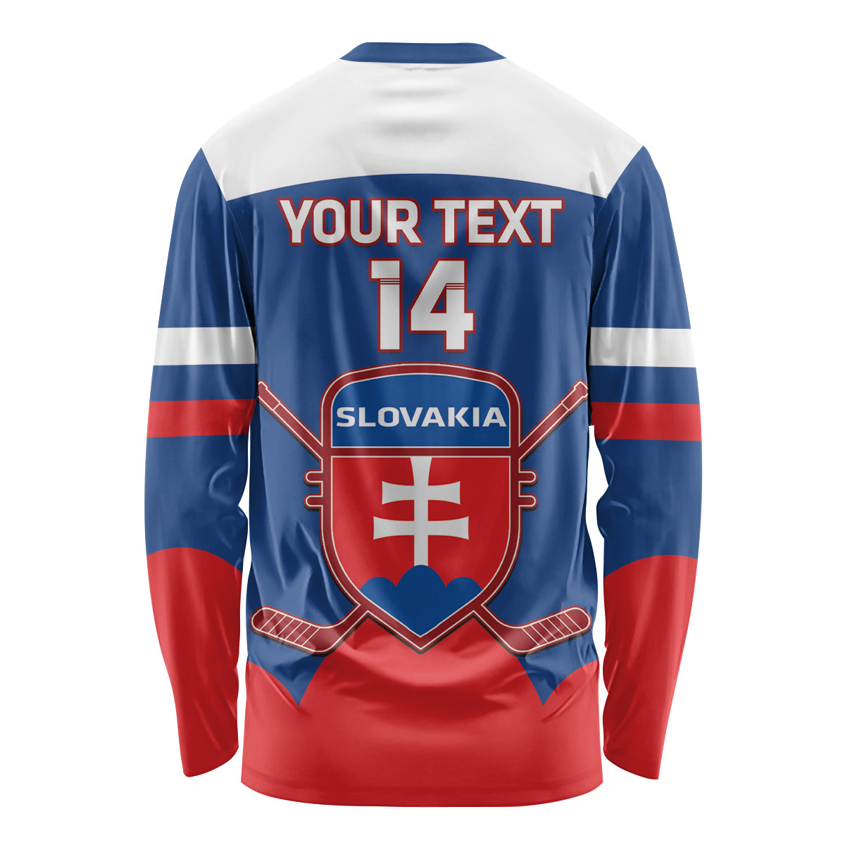 Custom Slovakia Hockey Long Sleeve Shirt Go Slovak Our Boys - Wonder Print Shop