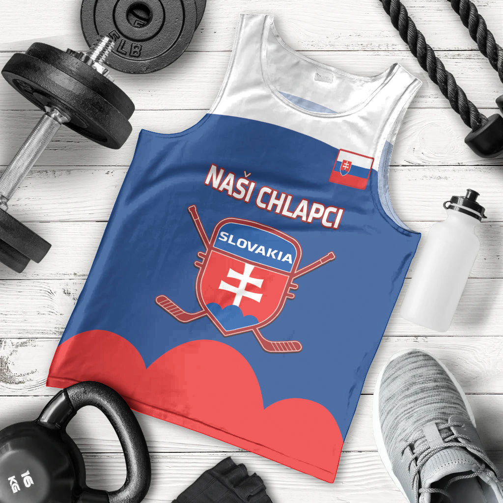 Custom Slovakia Hockey Men Tank Top Go Slovak Our Boys - Wonder Print Shop