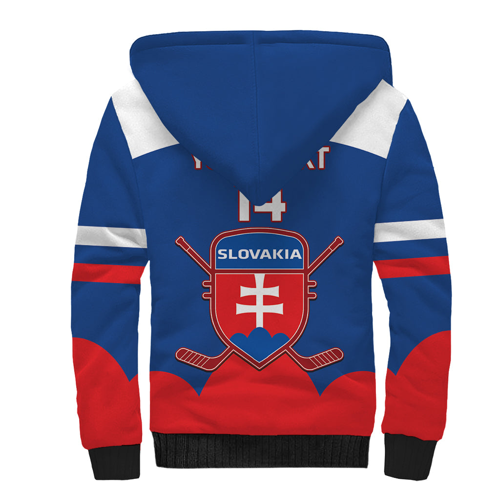 Custom Slovakia Hockey Sherpa Hoodie Go Slovak Our Boys - Wonder Print Shop