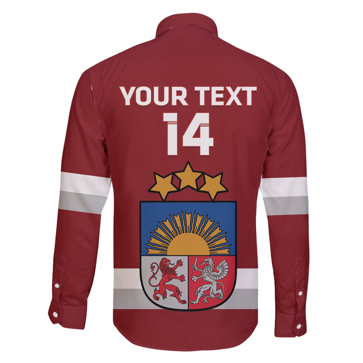 Custom Latvia Hockey Family Matching Long Sleeve Bodycon Dress and Hawaiian Shirt 2024 Go Latvija - Wonder Print Shop