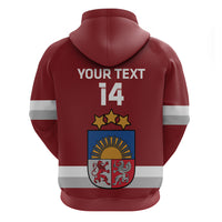 Custom Latvia Hockey Hoodie 2024 Go Latvija - Wonder Print Shop