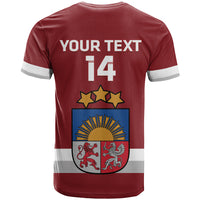 Custom Latvia Hockey T Shirt 2024 Go Latvija - Wonder Print Shop